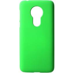MAULUND Motorola Moto G7 Power gummierad plastskal grön