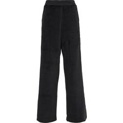 Polo Ralph Lauren Wide-leg velvet jersey sweatpants black