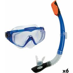 Intex Snorkel Goggles and Tube Aqua Pro Blue 6 Units
