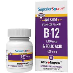 Superior Source No Shot B12/Folic Acid 60 st