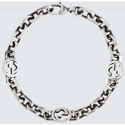 Gucci Silver Interlocking bracelet silver 1/4