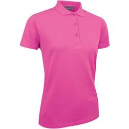 Glenmuir Ladies Performance Pique Golf Polo Shirt Hot Pink