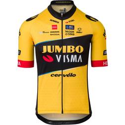 AGU TEAM JUMBO-VISMA 2023 Short Sleeve Jersey, for men, M, Cycle jersey, Cyclin