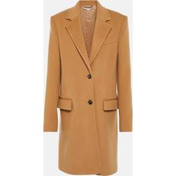 Stella McCartney Iconics Structured SingleBreasted Coat, Woman, Camel, Camel