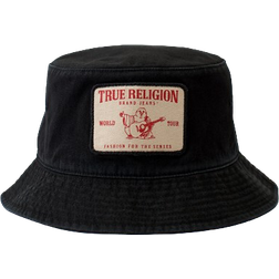 True Religion Logo Bucket Hat - Black