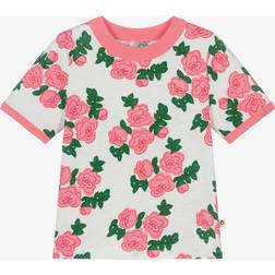 Mini Rodini Roses T-shirt - Pink