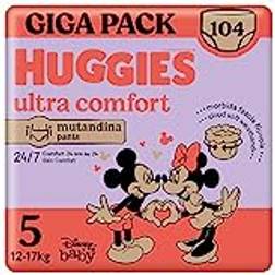 Huggies Ultra Comfort Nappy Pants Size 5 12-17 kg 104pcs