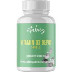 Vitabay Vitamin D3 Depot 5000 I.E. 300 st