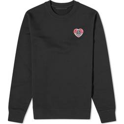 Moncler Heart Logo Sweatshirt - Black