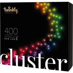 Twinkly Cluster Black/RGB Ljusslinga 400 Lampor