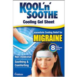 Kool 'n' Soothe Migraine Cooling Gel Sheet 4 st