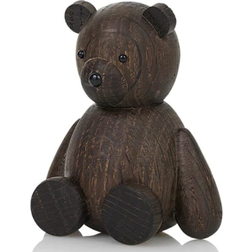 Lucie Kaas Teddy Bear Smoked Oak Prydnadsfigur 9cm