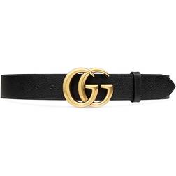 Gucci GG Marmont Thin Belt - Black