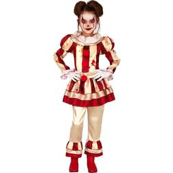 Fiestas Guirca Randig Clown Barn Maskeraddrakt