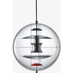 Verner Panton VP Globe Transparent Pendellampa 40cm
