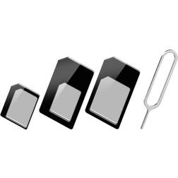 Techly 3 in 1 SIM Card Adapter