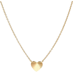 Jane Kønig Reflection Heart Necklace - Gold