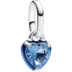 Pandora ME Chakra Heart Mini Dangle Charm - Silver/Blue