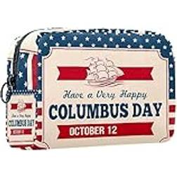 suojapuku Columbus Day Makeup Bag - Beige