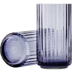 Lyngby Blown Glass Midnight Blue Vas 12.5cm