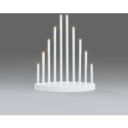 Konstsmide 10 LED White Adventsljusstake 20cm