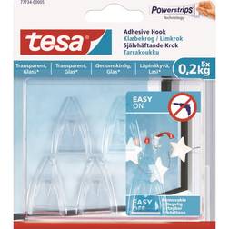 TESA Adhesive Transparent Tavelkrok 5st