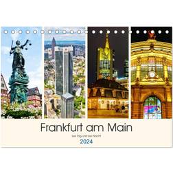 Calvendo 2024 Frankfurt am Main Tischkalender A5