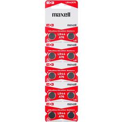 Maxell LR44 Alkaline Compatible 10-pack