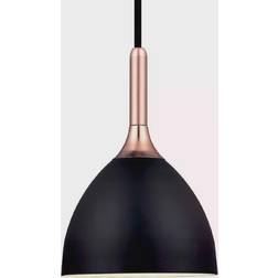 Halo Design Bellevue Black/Copper Pendellampa 24cm
