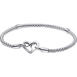 Pandora Studded Chain Bracelet - Silver
