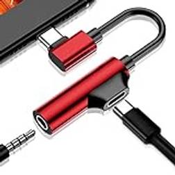 USB C - USB C/3.5mm M-F Adapter