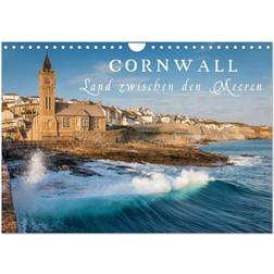 Calvendo 2024 Cornwall Land Zwischen den Meeren Wandkalender A4