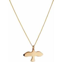 Emma Israelsson Golden Small Dove Necklace - Gold