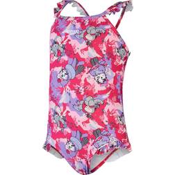 Speedo Kid's Learn to Swim Frill Thinstrap Swimsuit - Pink (800314614807)