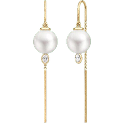 Julie Sandlau Ariel Chandeliers Earrings - Gold/Pearl/Transparent