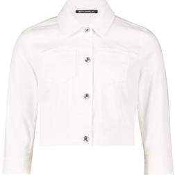 Betty Barclay Long Sleeve Denim Jacket - White