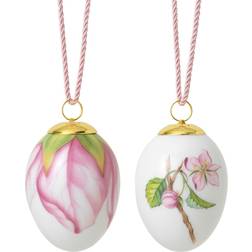 Royal Copenhagen Easter Egg 2024 Apple Blossom Buds + Petals Multicolored Påskdekoration 6cm 2st