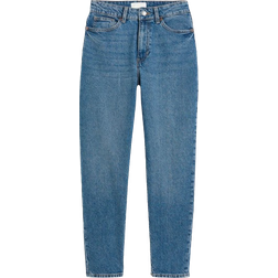 H&M Slim Mom High Ankle Jeans - Denim Blue