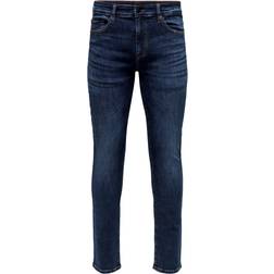 Only & Sons Loom Slim Fit Jeans - Blue/Dark Blue Denim
