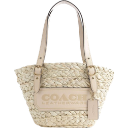 Coach Straw Handbag - Nature