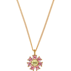 Dyrberg/Kern Delise Necklace - Gold/Pink/Yellow