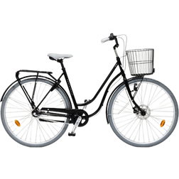Skeppshult omen's Bicycle Smile 7-Speed With Basket - Mirror Black Damcykel