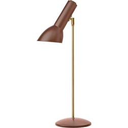 CPH Lighting Oblique Brick Red/Brass Bordslampa 58cm
