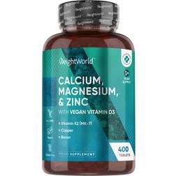 WeightWorld Calcium Magnesium And Zinc With Vitamin D3