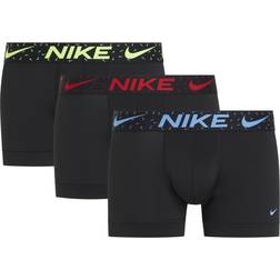 Nike Everyday Essentials Micro Trunks 3-pack - Black/Volt/Uni Blue/Uni Red