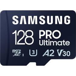 Samsung PRO Ultimate microSDXC Class 10 UHS-I U3 V30 A2 200/130MB/s 128GB +SD adapter