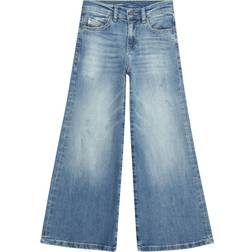 Diesel Light Shaded Flare Jeans - Blue Denim (J00816KXBKI-K01)