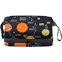 Spaceships Makeup Bag - Multicolour