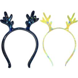 TONXX Epoxy Resin Headband Molds Antler Shaped Holographic Resin Hair Accessory Moulds