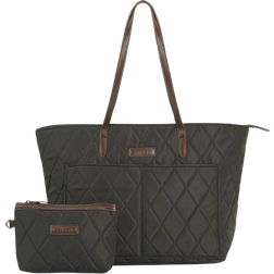 Barbour Women's Quilted Tote Bag - Olive
